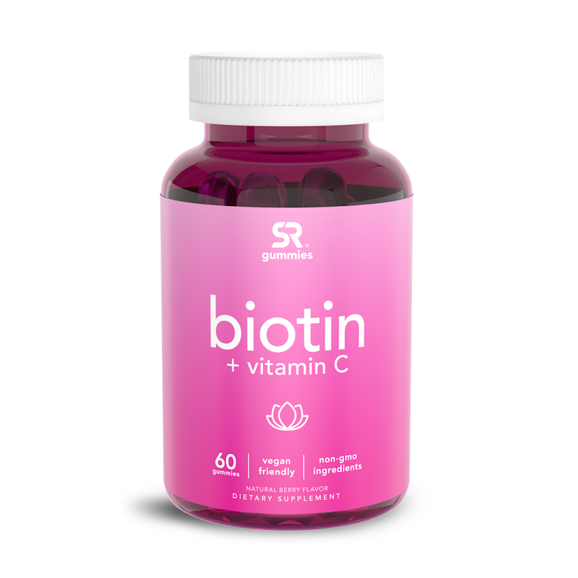 Product Image of Biotin 5000mcg + Vitamin C 90mg (60 gummies)